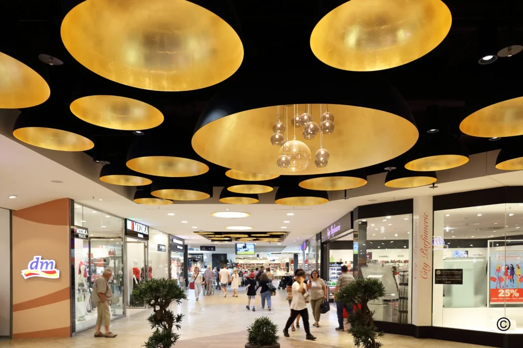 Lichtdesign für Einkaufscenter PEP München-Neuperlach